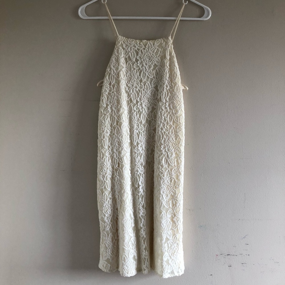 Urban Outfitters Lace Sheath Dress with Side Slits - Picture 2 of 8